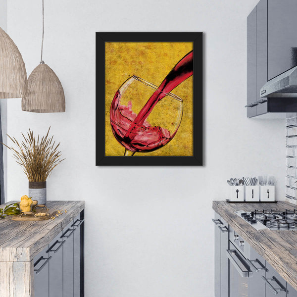 Click Wall Art Pour Of Red Wine Picture Frame Print on & Reviews